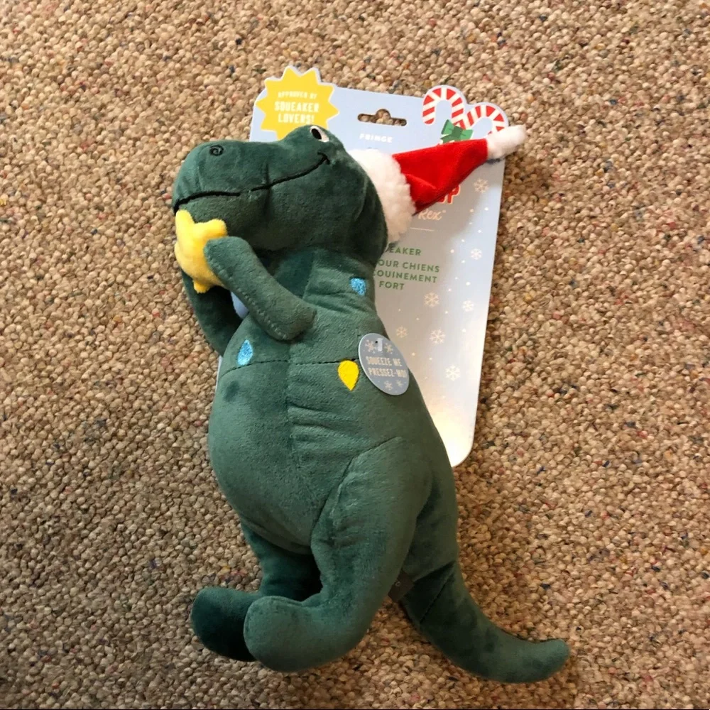 🆕 Fringe Studio Fa Rawr Rawr Rawr T Rex Dog Toy